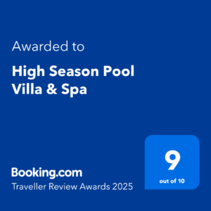 Digital Award TRA 2025 | High Season Pool Villa & Spa